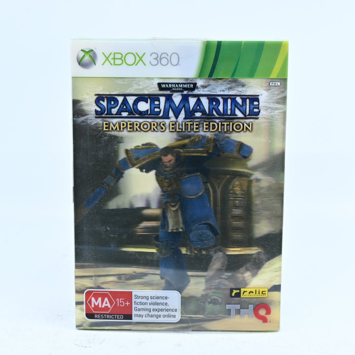 SEALED! Warhammer 40k: Space Marine Emperors Elite Edition - Xbox 360 Game