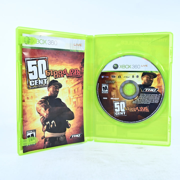 50 Cent: Blood on The Sand - Xbox 360 Game + Manual - Region Free - MINT DISC!