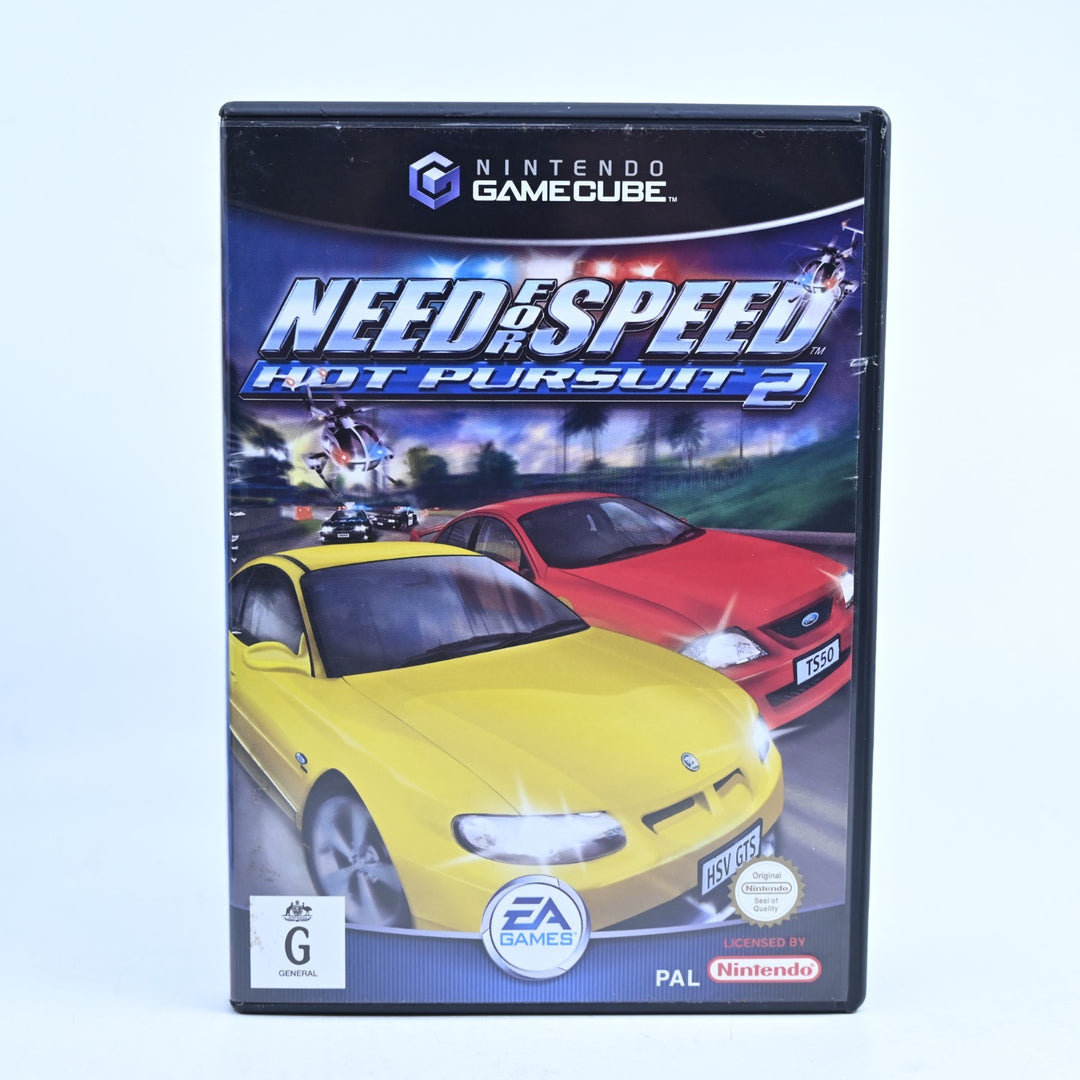 Need for Speed: Hot Pursuit 2 - Nintendo Gamecube Game + Manual - PAL