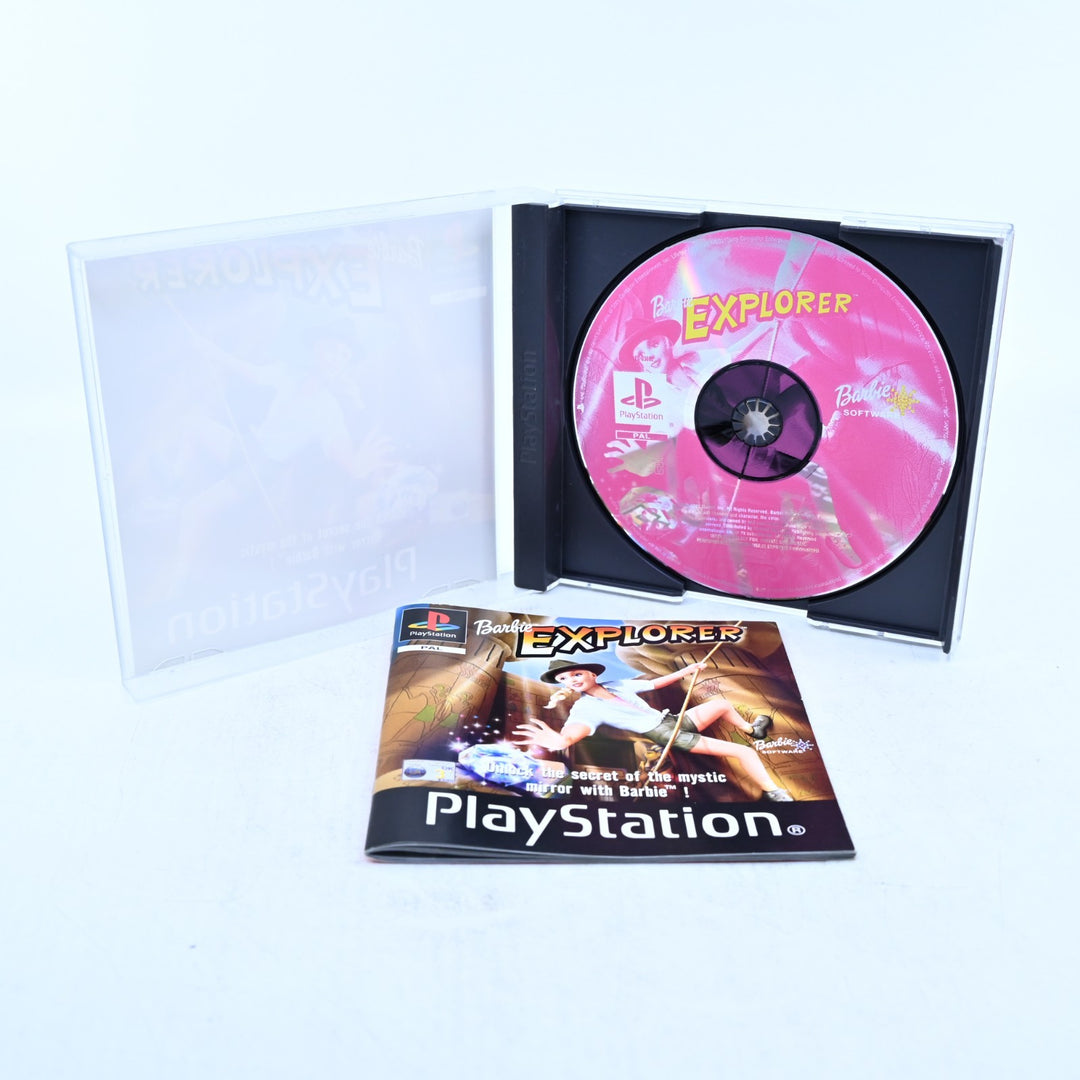 Barbie Explorer - Sony Playstation 1 / PS1 Game + Manual - PAL - MINT DISC!