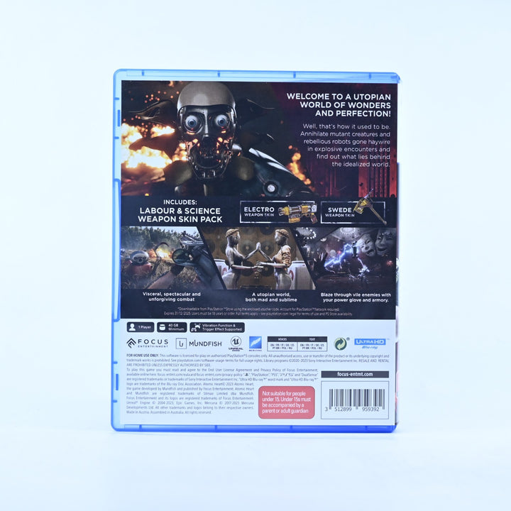 Atomic Heart - Sony Playstation 5 / PS5 Game - MINT DISC - CODE UNUSED!