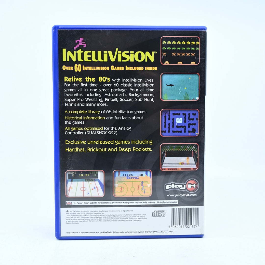 Intellivision Lives History of Video Gaming - Sony  PS2 Game + Manual MINT DISC!