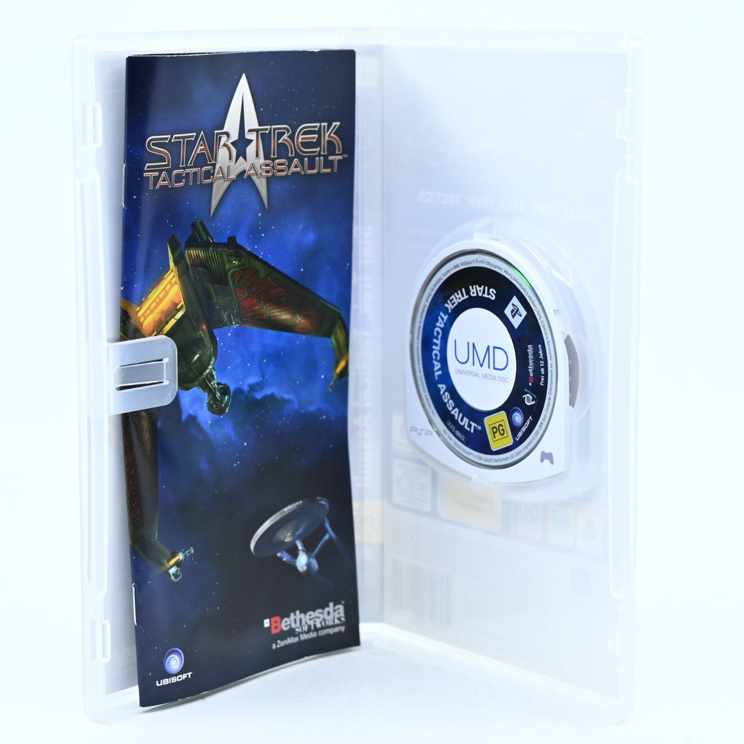 Star Trek Tactical Assault - Sony PSP Game + Manual - FREE POST!