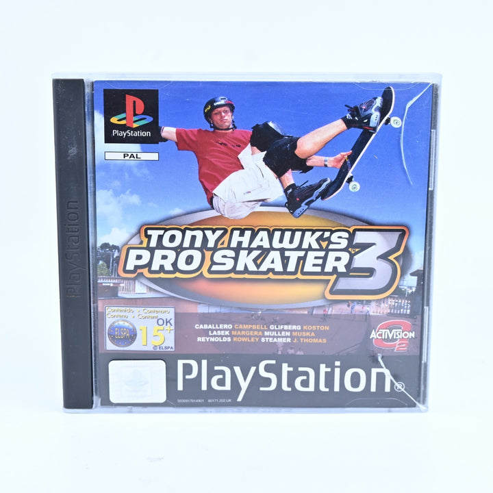 Tony Hawk's Pro Skater 3 - Sony Playstation 1 / PS1 Game + Manual - PAL