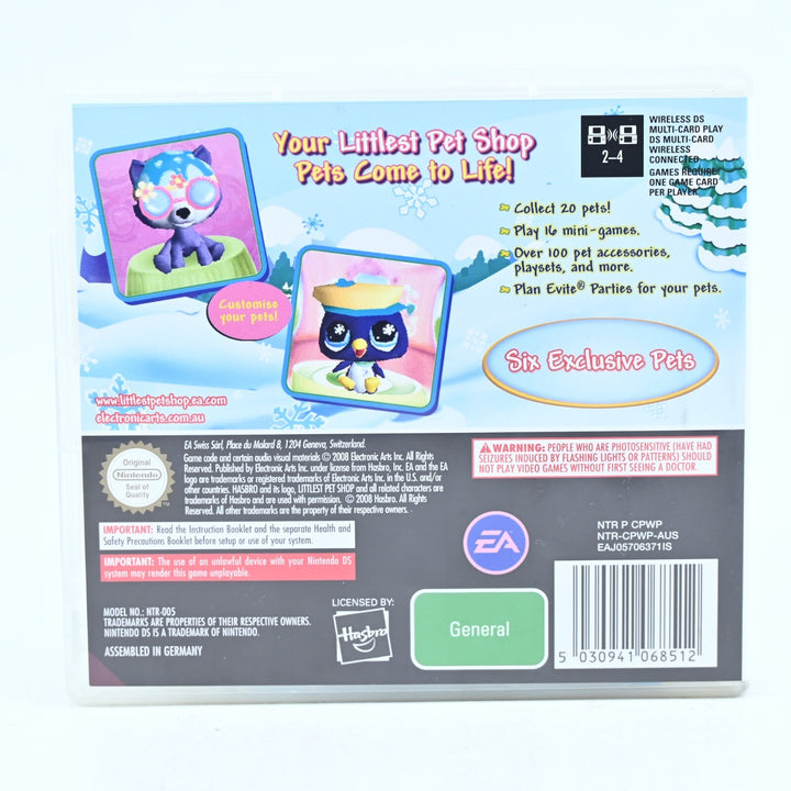 Littlest Pet Shop Winter - Nintendo DS Game - PAL + Manual - FREE POST!