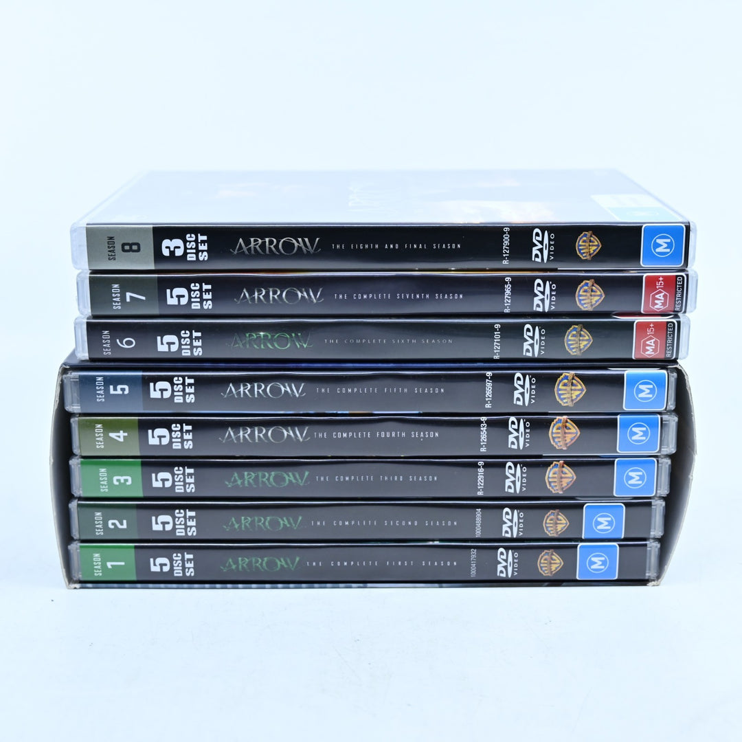 Arrow: The Complete Series - 38 Disc Collection- Seasons 1-8 - Region 4 - DVD