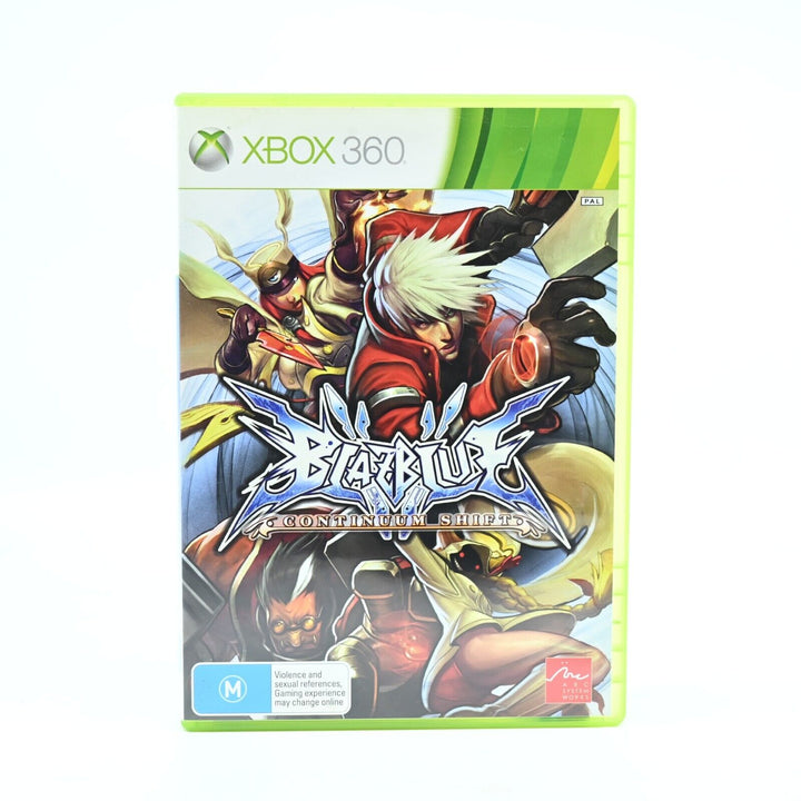 BlazBlue: Continuum Shift - Xbox 360 Game + Manual - PAL - MINT DISC!