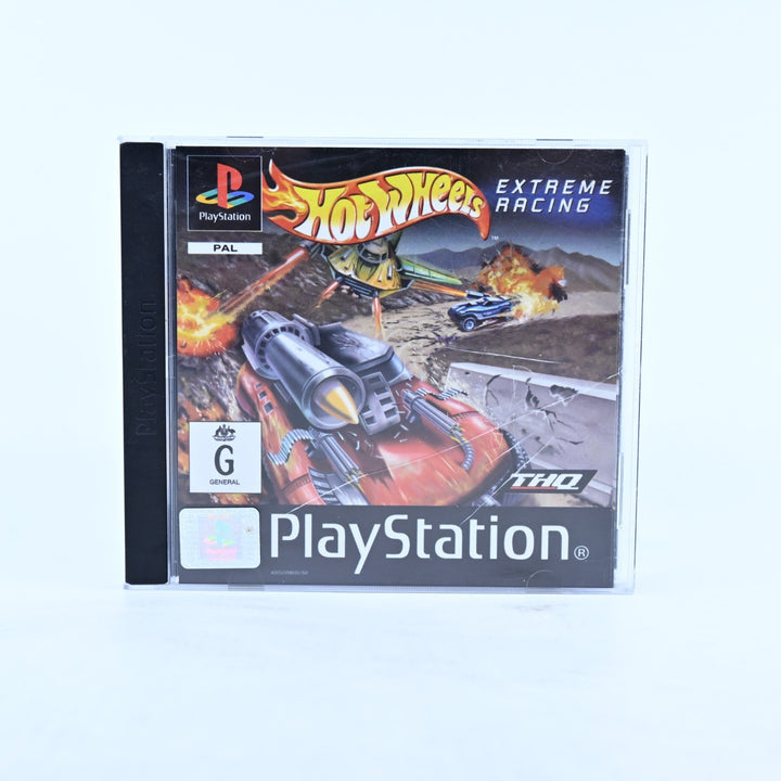 Hot Wheels Extreme Racing - Sony Playstation 1 / PS1 Game + Manual - PAL