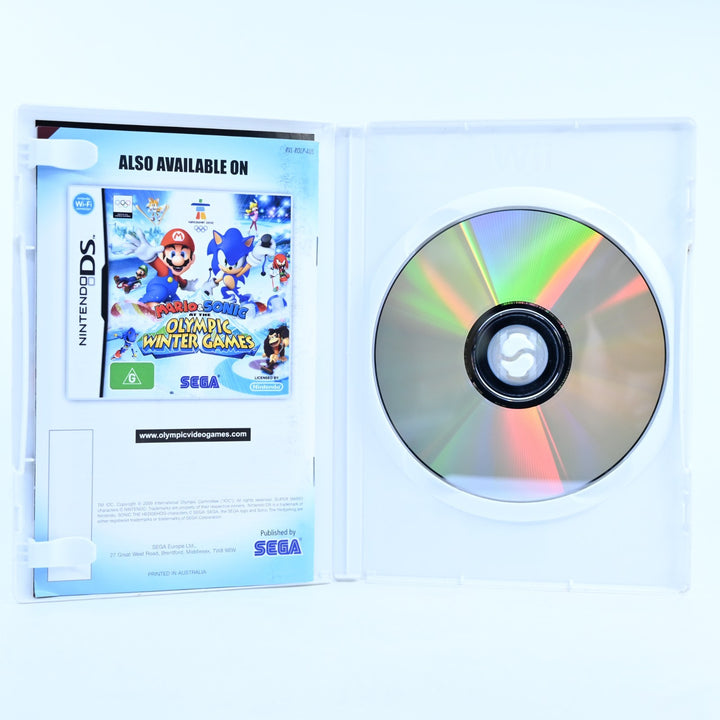 Mario & Sonic at the Olympic Winter Games - Nintendo Wii Game + Manual