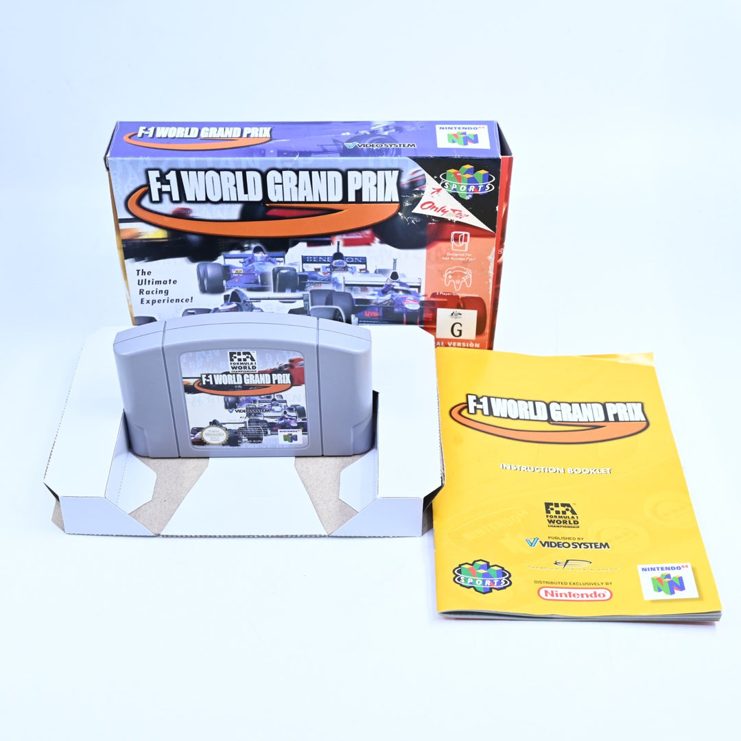 F-1 World Grand Prix - N64 / Nintendo 64 Boxed Game - PAL - FREE POST!