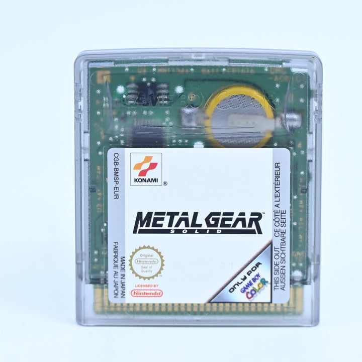 Metal Gear Solid - Nintendo Gameboy Color Boxed Game - PAL - FREE POST!