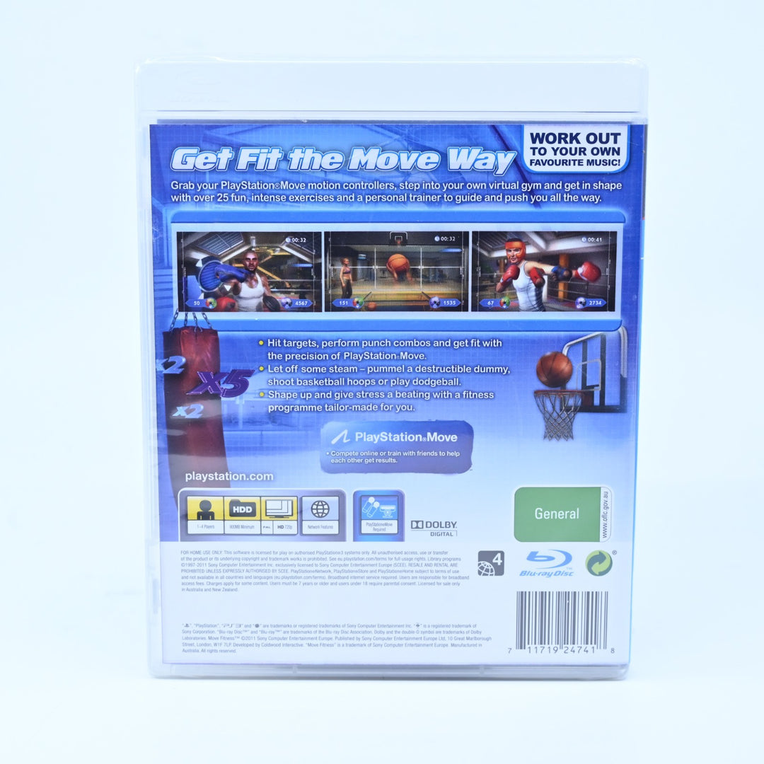 SEALED! Move Fitness - Sony Playstation 3 / PS3 Game + Manual - FREE POST!