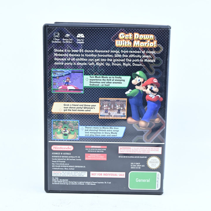 Dancing Stage Mario Mix with Dance Mat - Nintendo Gamecube Game + Manual - PAL