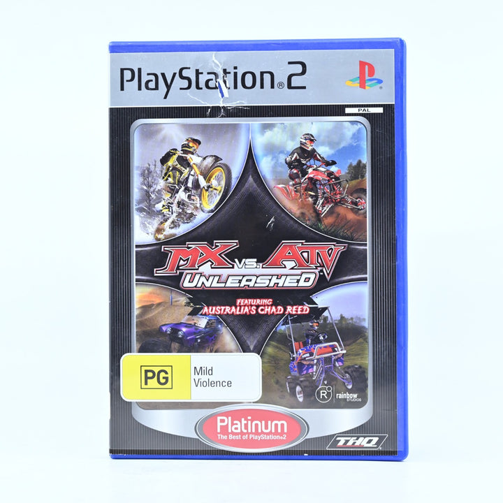 MX vs. ATV: Unleased - Sony Playstation 2 PS2 Game - No Manual - PAL - MINT DISC