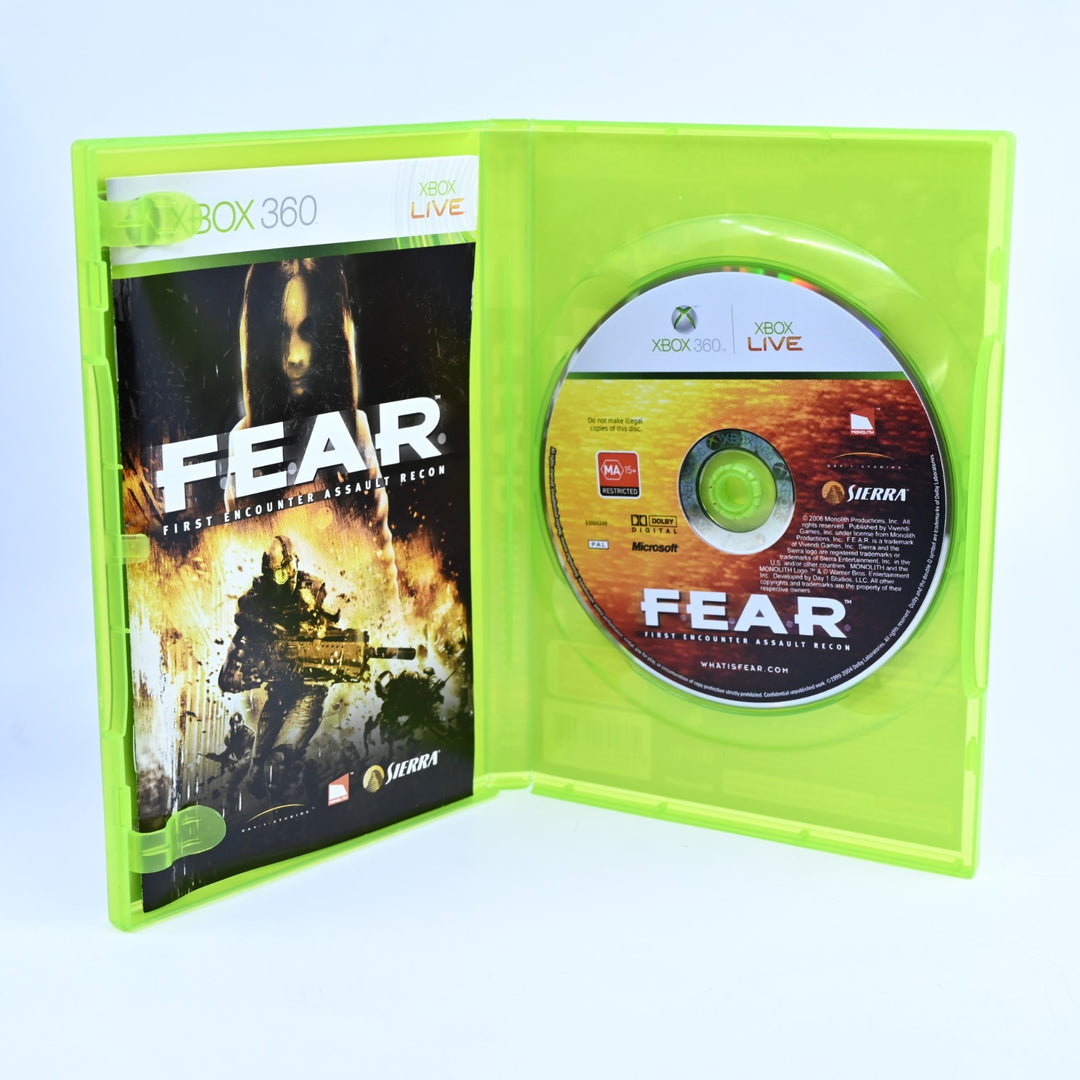 F.E.A.R. - Xbox 360 Game + Manual - PAL - MINT DISC!