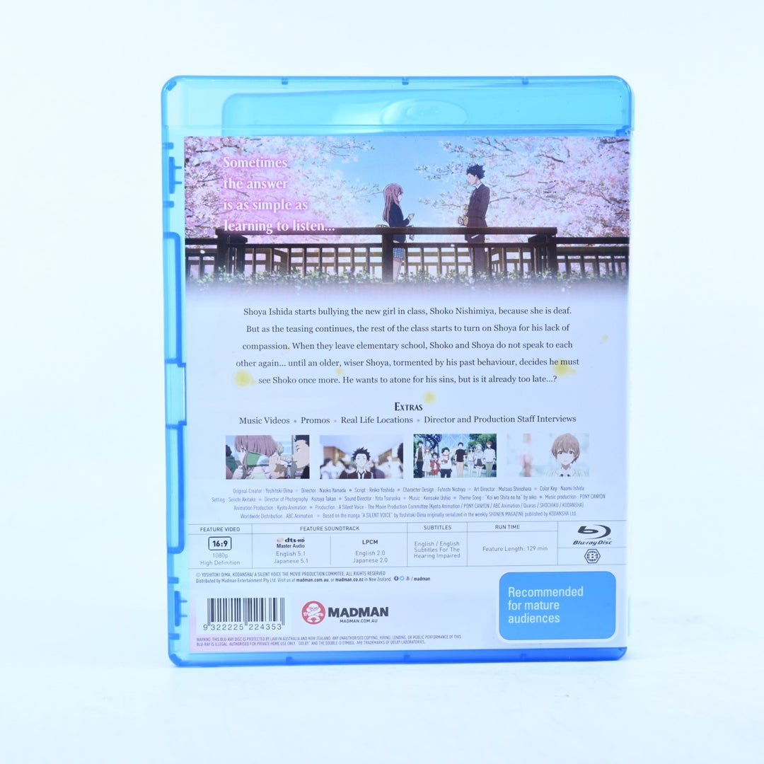 A Silent Voice - Region B - Madman - Anime Blu-ray