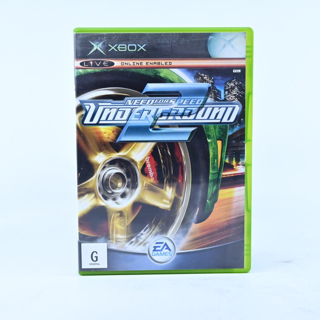 Need for Speed Underground 2 - Original Xbox Game + Manual - PAL - MINT DISC!