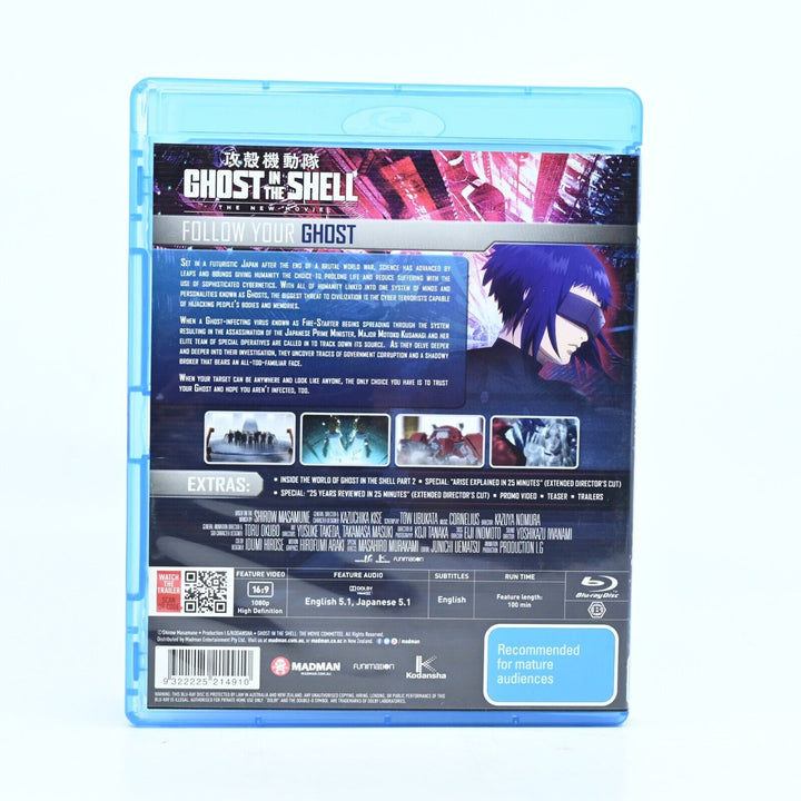 Ghost in the Shell - The New Movie - AUS PAL - Anime Blu-ray - MINT DISC!