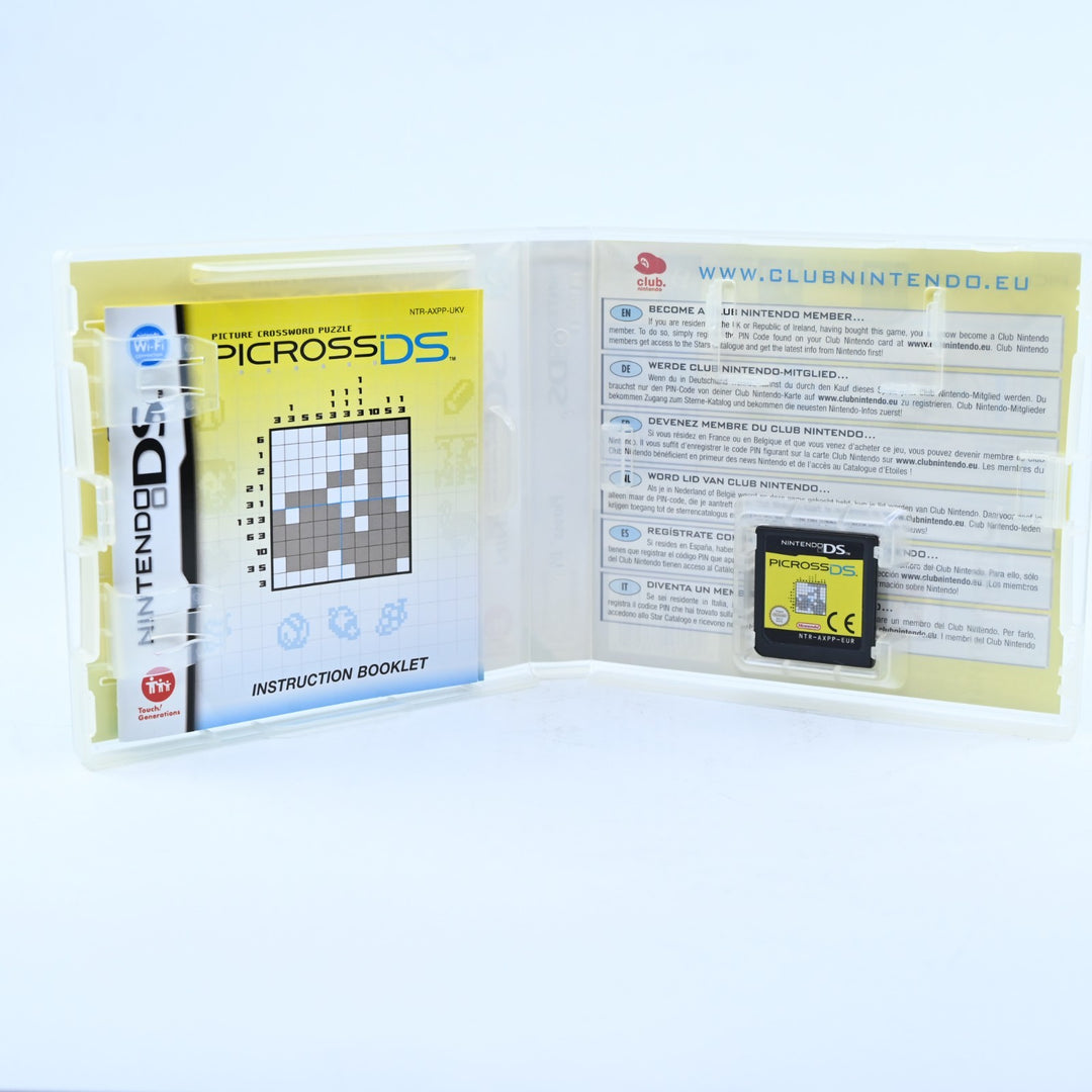 Picross - Nintendo DS Game - PAL + Manual - FREE POST!