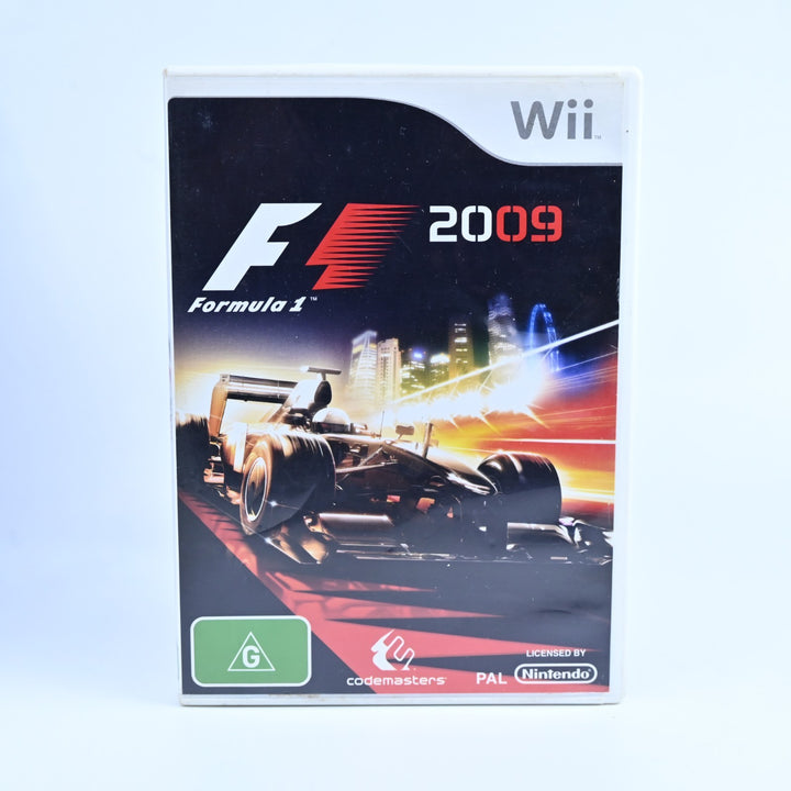 F1 2009 - Nintendo Wii Game + Manual - PAL - MINT DISC!