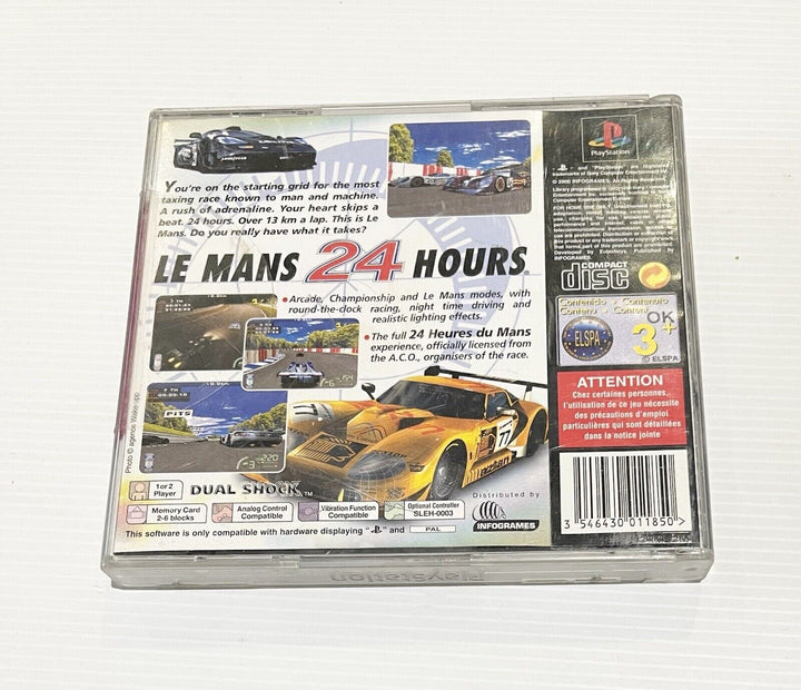 Le Mans 24 Hours - Sony Playstation 1 / PS1 Game - PAL - FREE POST!