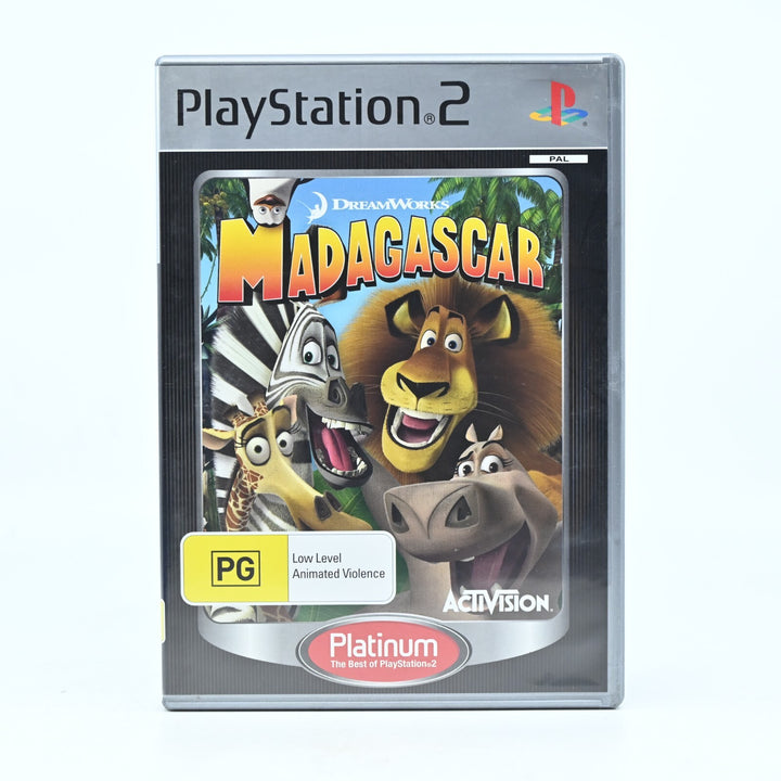 Madagascar - Sony Playstation 2 / PS2 Game + Manual - MINT DISC!