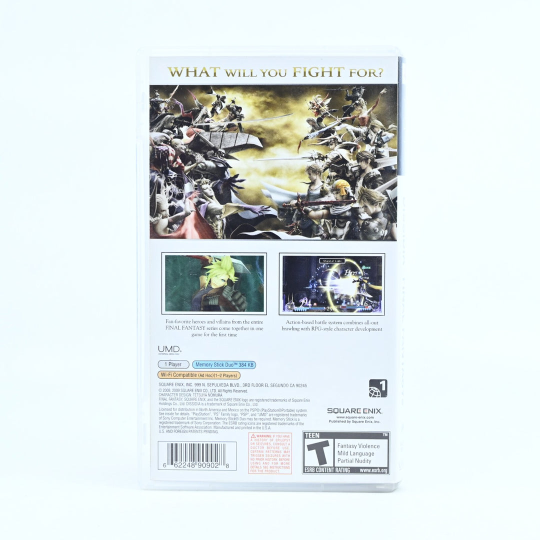 Dissidia Final Fantasy - Sony PSP Game + Manual - FREE POST!