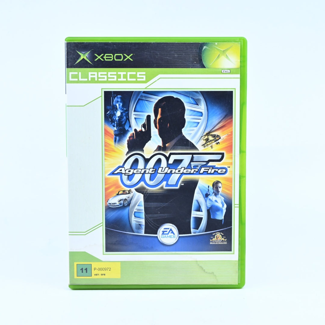James Bond 007: Agent Under Fire -  Original Xbox Game + Manual - PAL