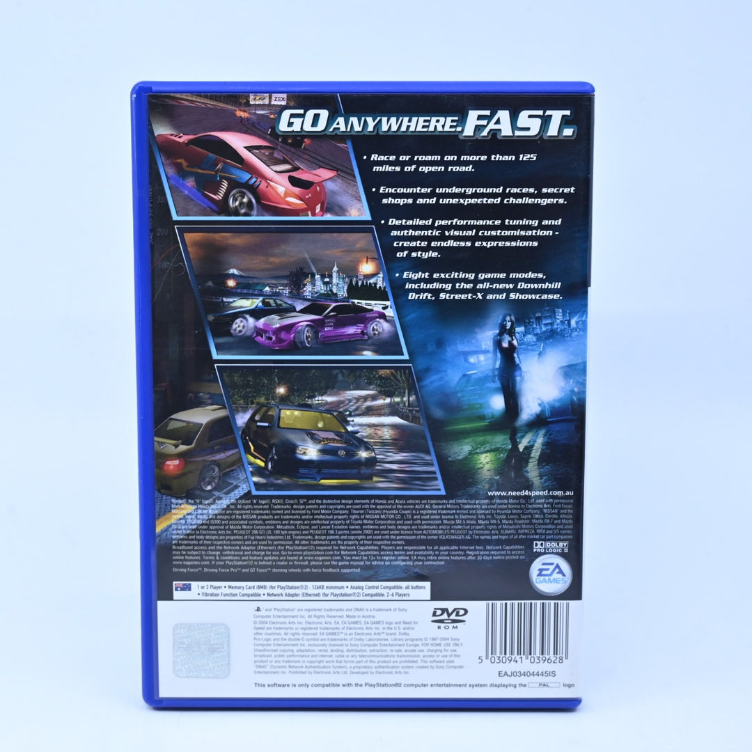 Need for Speed: Underground 2 - Sony Playstation 2 / PS2 Game + Manual - PAL