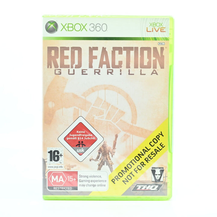 Red Faction: Guerilla - PROMOTIONAL COPY - Xbox 360 Game + Manual - PAL