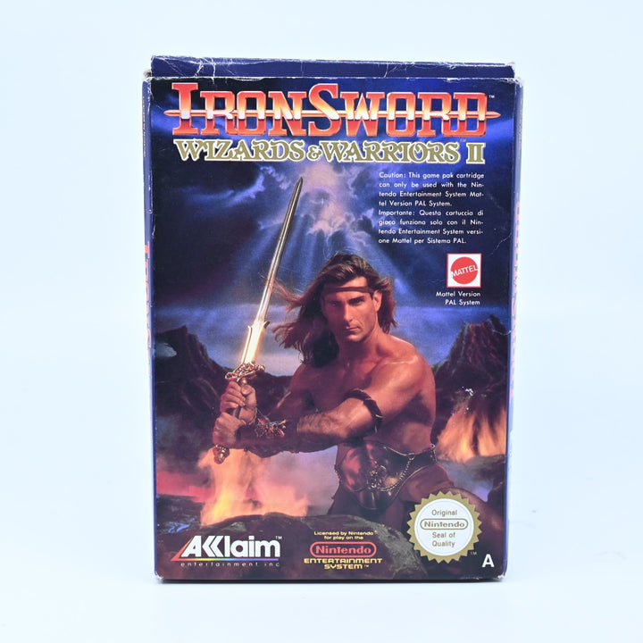Iron Sword: Wizards &amp; Warriors II - NES Boxed Game - PAL - FREE POST!