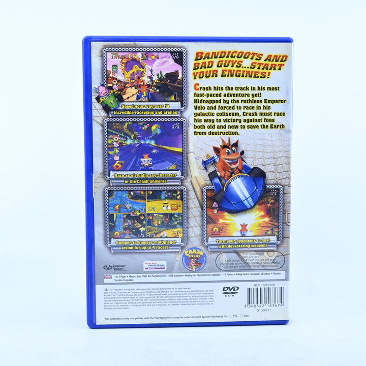 Crash Nitro Kart - Sony Playstation 2 / PS2 Game + Manual - PAL - MINT DISC!