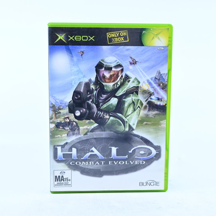 Halo: Combat Evolved - Original Xbox Game + Manual - PAL - MINT DISC!