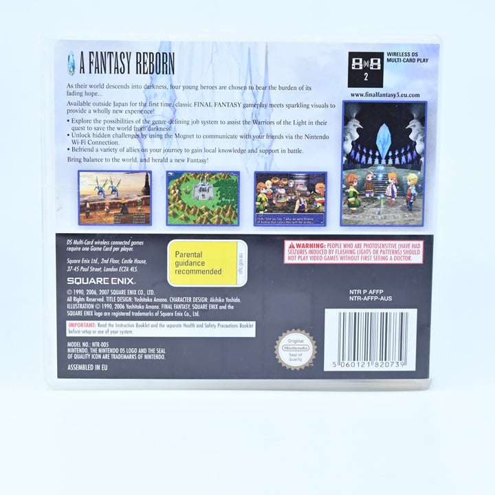 Final Fantasy III - Nintendo DS Game - PAL + Manual - FREE POST!