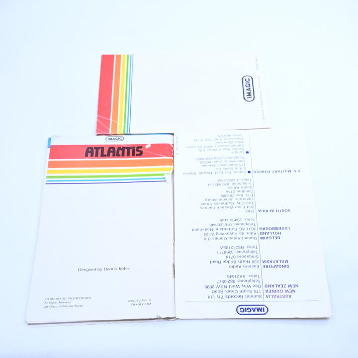 Atlantis - Atari 2600 Boxed Game - PAL - FREE POST!