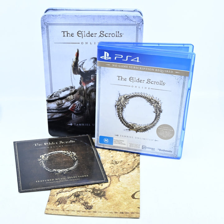 The Elder Scrolls Online: Tamriel Unlimited Steelbook Game & Map - PS4 Game