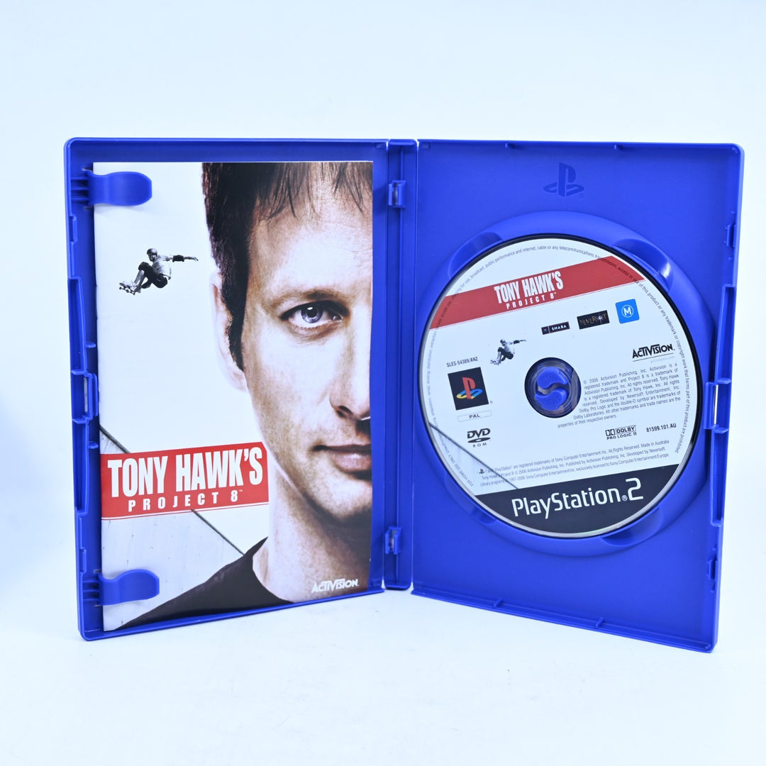 Tony Hawk's Project 8 - Sony Playstation 2 / PS2 Game + Manual - PAL
