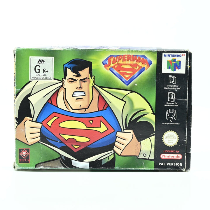 Superman - N64 / Nintendo 64 Boxed Game - PAL - FREE POST + Clear Box Protector!