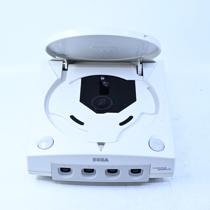 White - Sega Dreamcast Console + VMU - PAL - FREE POST!