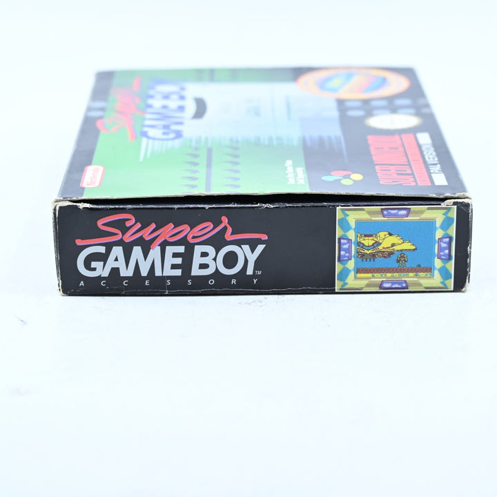 Super Game Boy / Gameboy - Super Nintendo / SNES Accessory + Manual - PAL