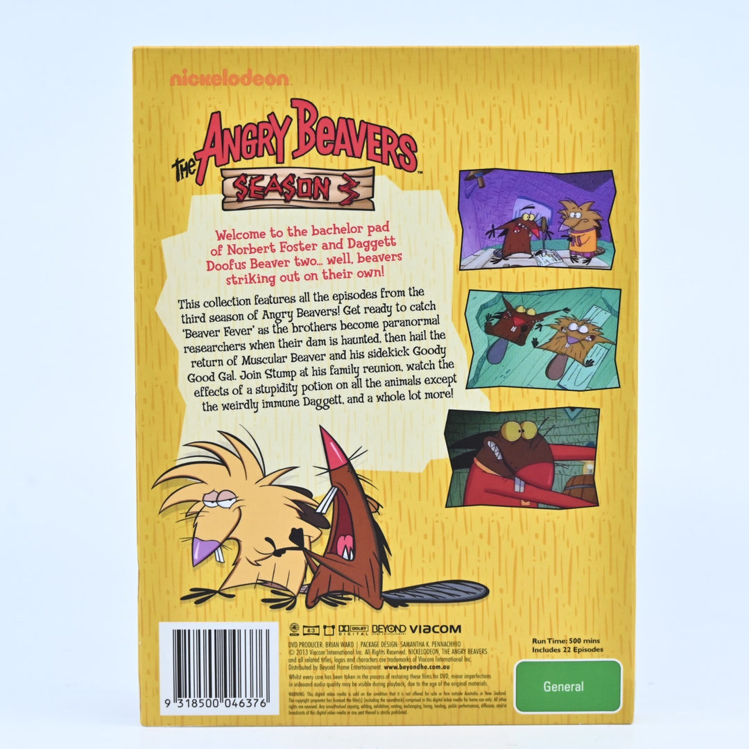 The Angry Beavers - Season 3 - 4 Disc Set - Region 4 - DVD Set