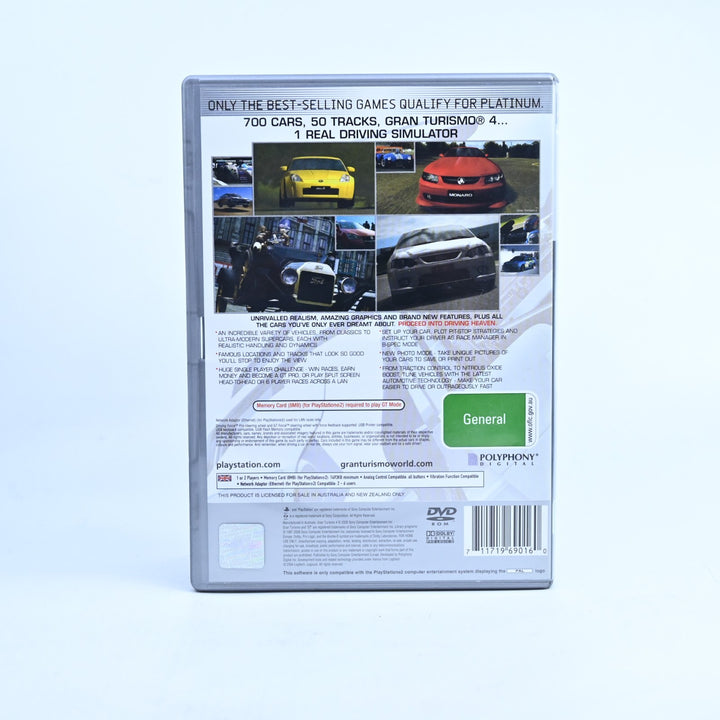 Gran Turismo 4 - Sony Playstation 2 / PS2 Game + Manual - PAL