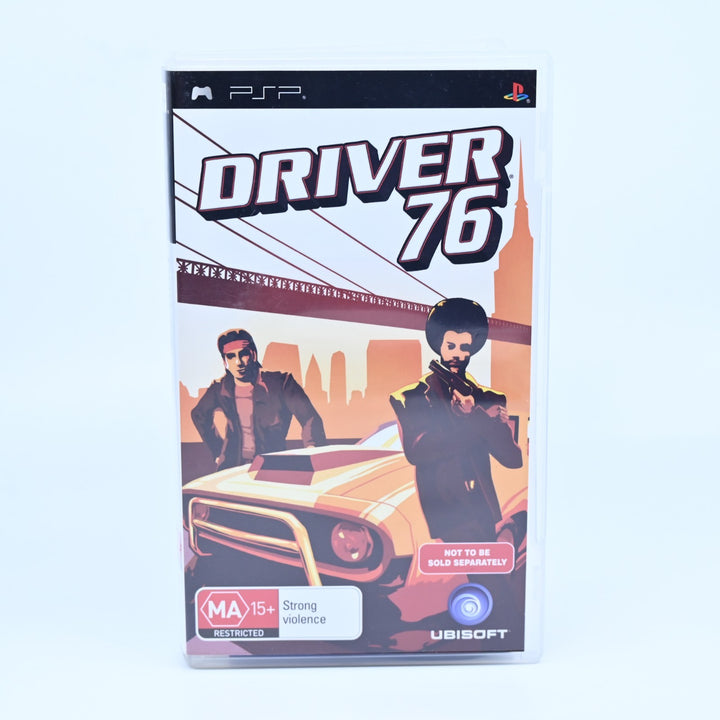 Driver 76 - Sony PSP Game + Manual - FREE POST!