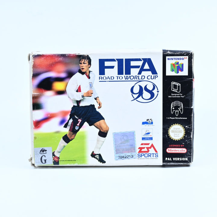 FIFA 98: Road to World Cup - N64 / Nintendo 64 Boxed Game - PAL - FREE POST!