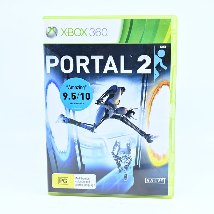 Portal 2 - Xbox 360 Game + Manual - PAL - MINT DISC!