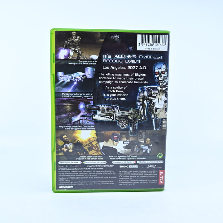 The Terminator: Dawn of Fate - Original Xbox Game + Manual - PAL - MINT DISC!
