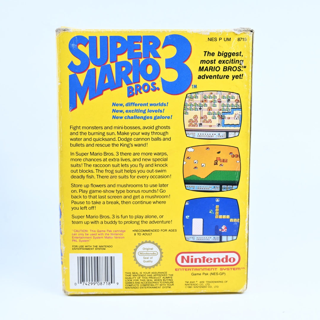 Super Mario Bros. 3 - Nintendo Entertainment System / NES Boxed Game - PAL