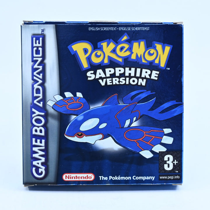 Pokemon Sapphire Version Nintendo Gameboy Advance GBA Boxed Game NEW BATTERY