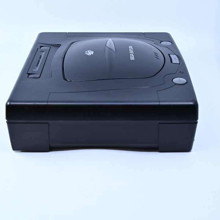 Black - Sega Saturn Console - PAL - Replaced CMOS Battery - FREE POST!