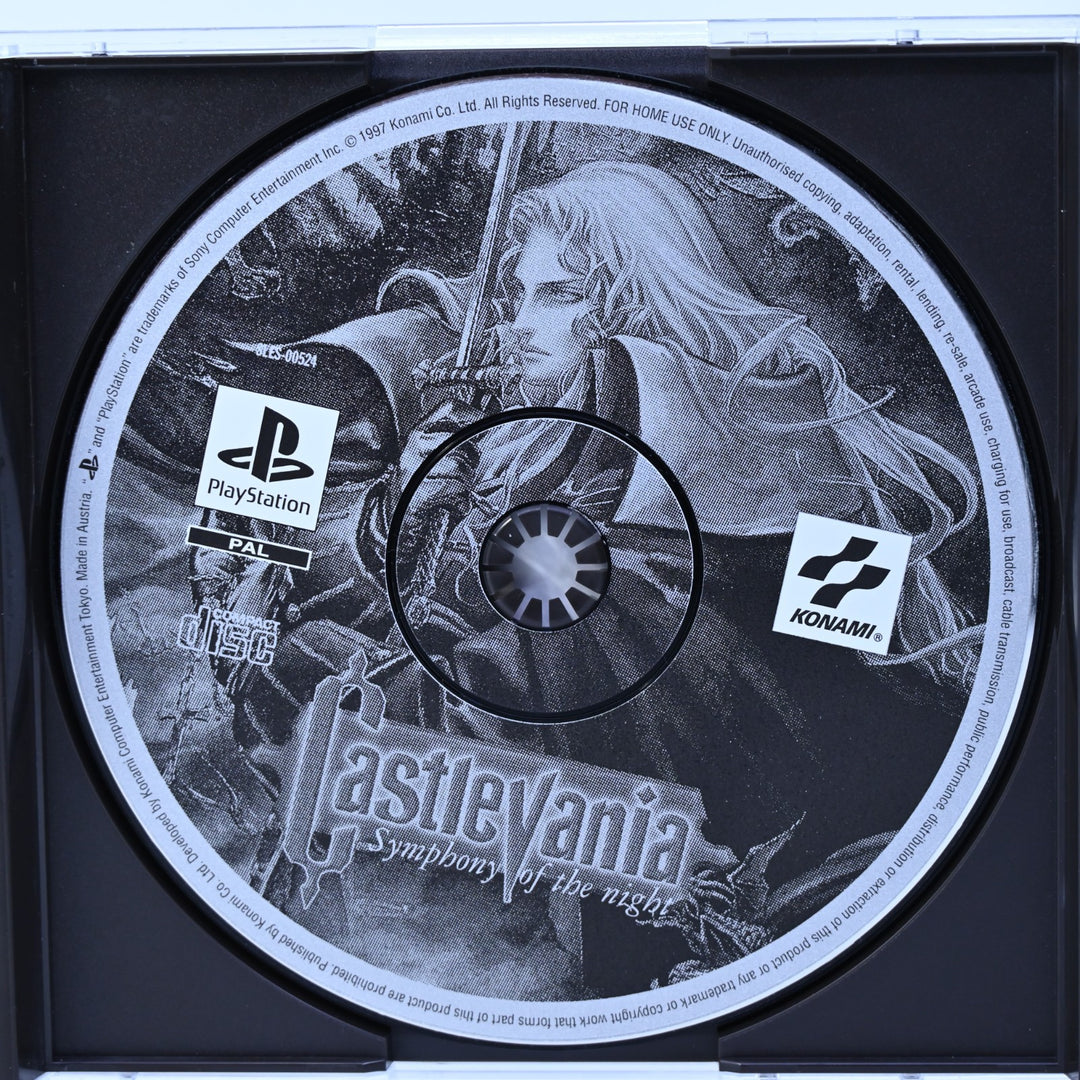 Castlevania: Symphony of the Night - PS1 Game + Manual - PAL - MINT DISC!